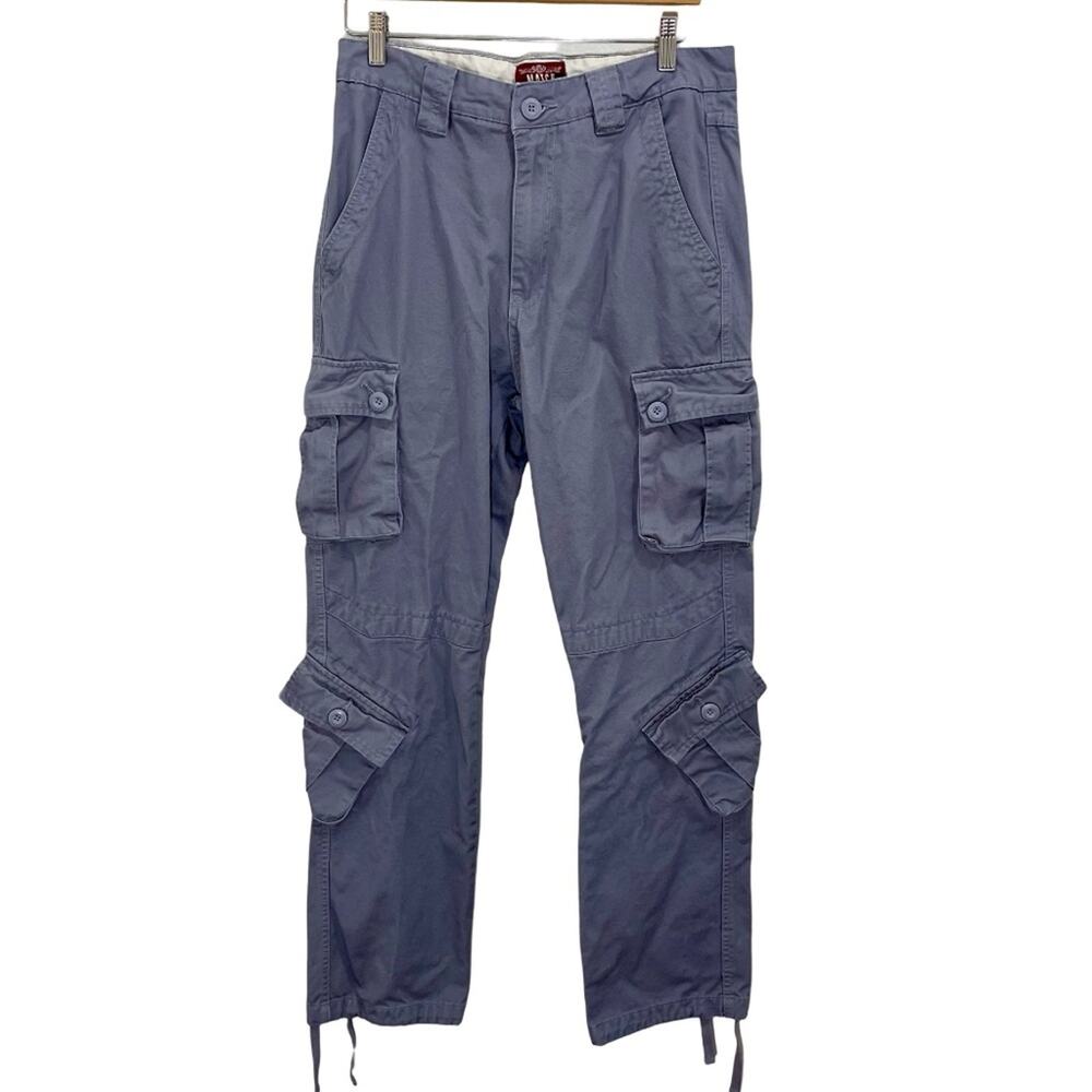 Match Japanese Streetwear Cargo Pants Men's 32 Casual Big Pockets Work Outdoor